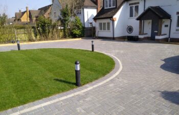 Driveway And New Turf Installed