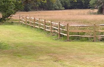 Natural Effect Wooden Fencing