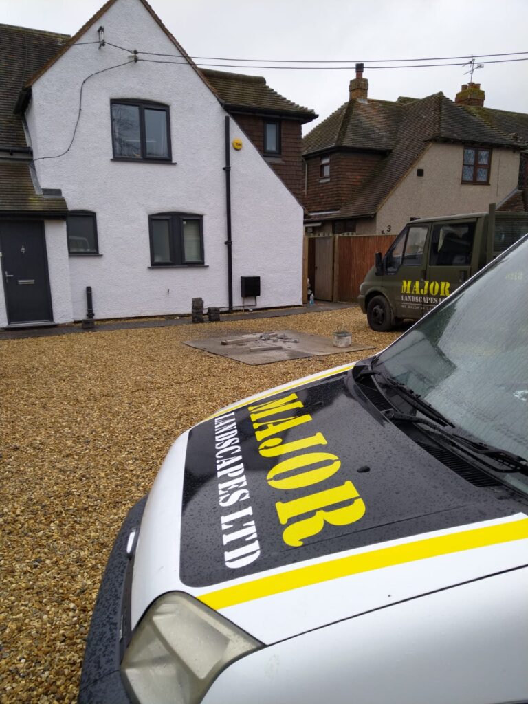 Total Front Transformation, Paving, Pizza Oven!