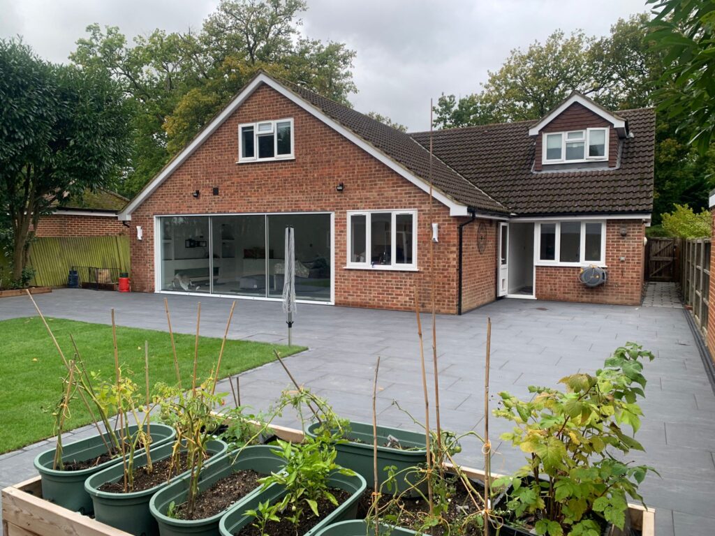 Framed Anthracite Porcelain With New Lawn in Finchampstead